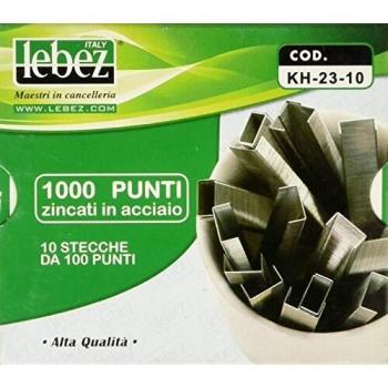 PUNTI ZINCATI IN ACCIAIO 10MM 1000 PUNTI (Cod. L KH-23-10)
