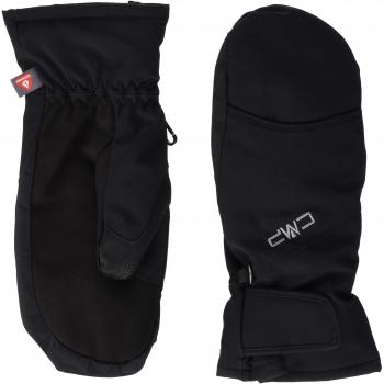 Cmp Black Mittens for Female Skiers S