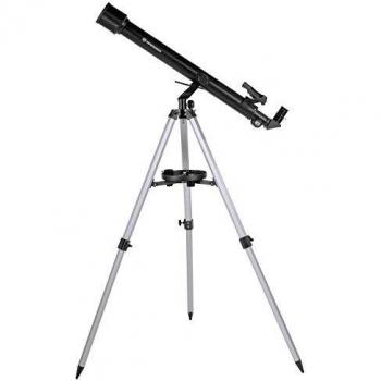 Telescopio Refractor 60/800 AZ Bresser con Adaptador de Cámara de Smartphone