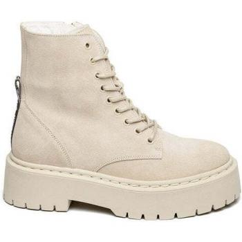 Skylar Botines con Cordón Beige
