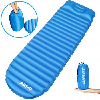 OUSPT Self-Inflating Travel Mattress with Attached Cushion