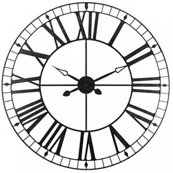 Pendule Vintage noir Ø90 cm