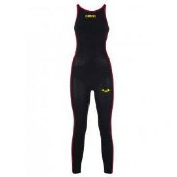 ARENA W Pwsk R-EVO+ Fbllc Bañador de Competición, Mujer, Negro (Black/Fluo), 30