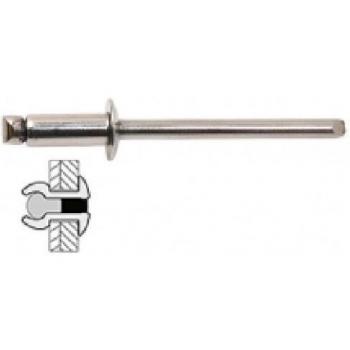 Techman 75 × Rivetti Inox Ø3,2 mm x 8 mm a Testa Piatta