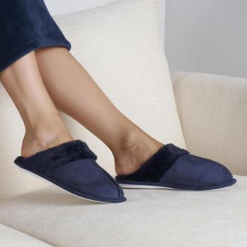 Mule Faux Suede Fur Slippers