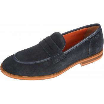 Geox Men's U Bayle A Loafers, Navy Blue, 6.5 UK