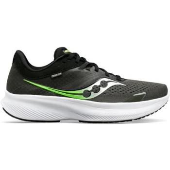 Saucony Scarpe Running Uomo Ride 16 Nero Verde Grigio