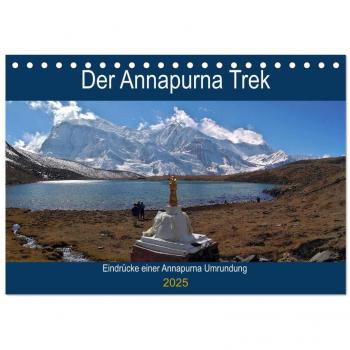 Hennighaußen, Andreas: Der Annapurna Trek (Tischkalender 2025 DIN A5 quer), CALVENDO Monatskalender