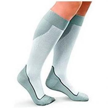 Calcetines de Compresión Graduada Jobst Sport Ccl2 Blanco/Gris Talla S