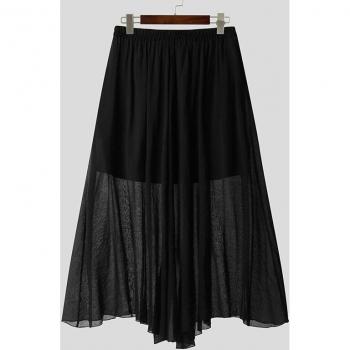 Falda Sólida para Hombre con Diseño Baggy S-5XL
