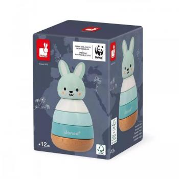 Empilable en bois lapin