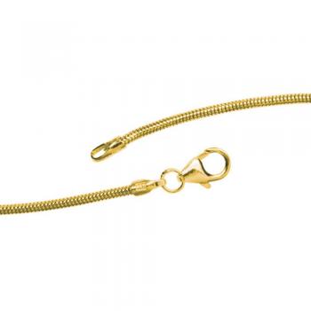 Schlangenkette 585 Gelbgold 1,4 mm 38 cm