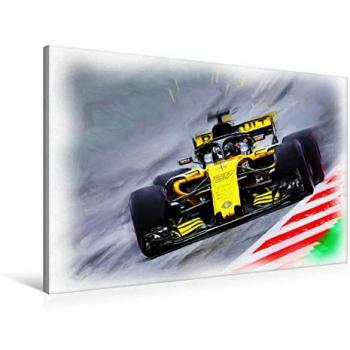 CALVENDO 90 × 60 cm Querformat – Nico Hülkenberg „Road to World Champion“ Leinwand