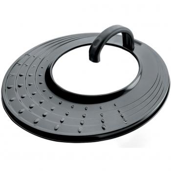 Paraspruzzi universale in alluminio con forma ergonomica per tegami da 20 cm a 28 cm
