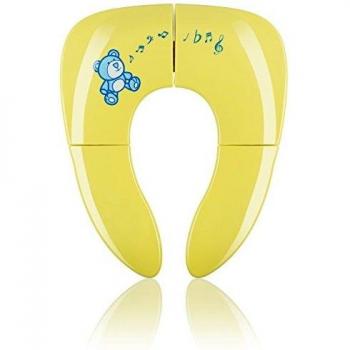 Siège de toilette pliable pour enfant KIDUKU® (Jaune)