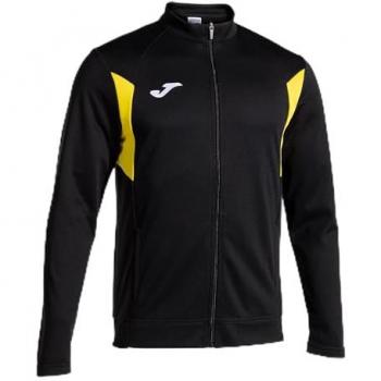 Joma Winner III Black–Yellow Full Zip Sweatshirt – Males S