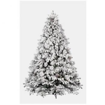 Albero di Natale Verde Innevato Amicasa Neves 1,8 m Sintetico Multicolore
