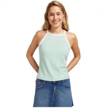 Canottiera Lee Halter Verde Menta Donna
