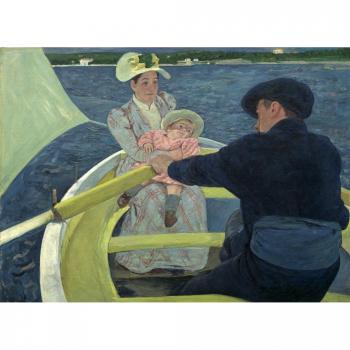 Puzzle 300 Teile – Kunstwerk von Mary Cassatt – „The Boating Party“ (1893–94)