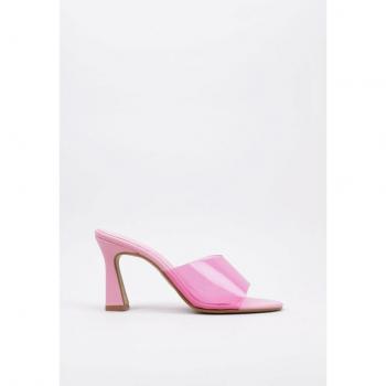 Tacón alto rosa Dulceida