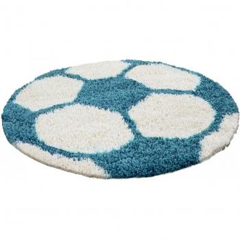 Tapis Enfant Rond Shaggy Ø120cm