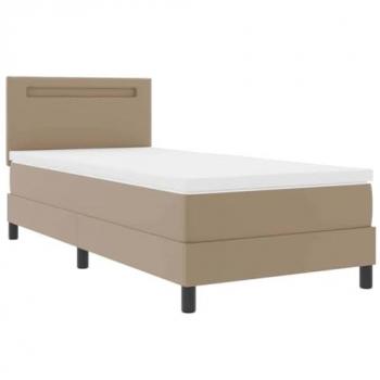 Letto a Molle Bianco-Cappuccino 90x200 – Kit Completo