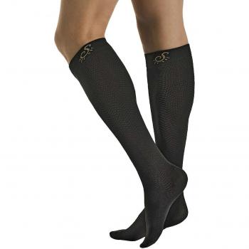 Solidea Chaussettes Unisexes de Compression Taille 4XL Noir