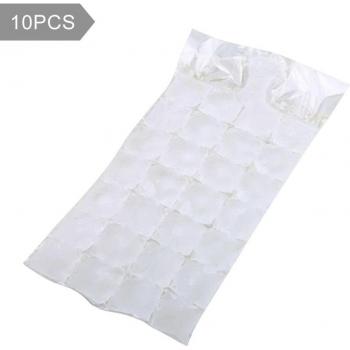 BPA Free Flexible Silicone Ice Cube Tray, 1 Pack, Makes 28 Ice Cubes with Spill-Resistant Lid