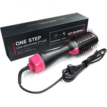2-in-1 Straightening Hair Dryer Comb
