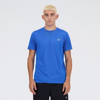 New Balance Men's Essential Short Sleeve T-shirt Blue Oasis