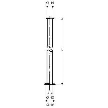 Schell Kupferrohr Bördel 700mm