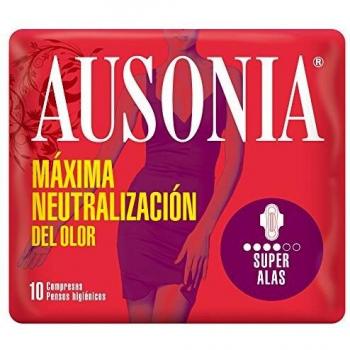 Ausonia Super Plus Assorbenti Igienici con Ali 10 Pezzi