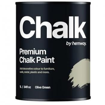 Green Matte Chalk Finish – Hemway Olive Shabby Chic Paint