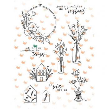 Französische Design-Stempel für kreative Projekte
