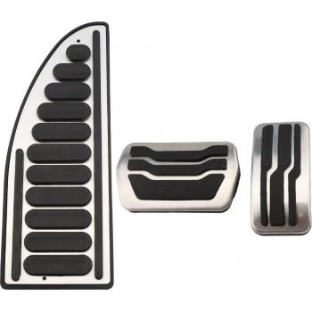 JameoAuto Foot Pedal Cover Set for Ford Focus 2 MK2 II 2005