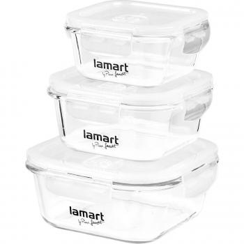 Lamart Konservenglas‑Set (LT 6012) – 3×Deckel