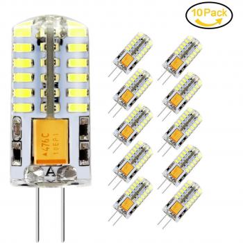 Lampadina 12V G4 3,5W 6000K 360° 300Luci Jpodream 10‑pack