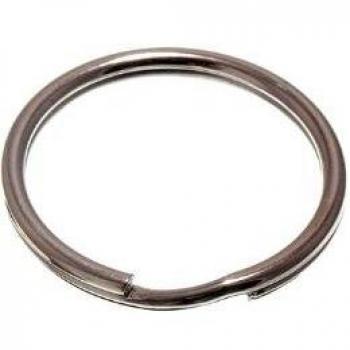 Pack of 200 Split Key Rings 32mm Nickel Plated Steel