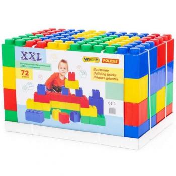 WADER Spielbausteine XXL 72er Set für kleine Bauherren