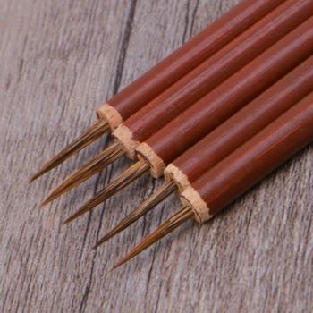 Nail Art Brush Set with Bamboo Handle