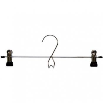 H & L 30cm Skirt Hanger Set (3 Pieces) with Metal Clips