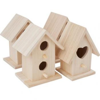 Vogelhaus Deko-Set für Innen und Außen