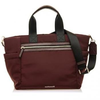 Bolso Doble Asa Crema y Cremallera Mariamare