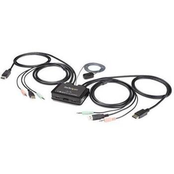 Commutateur KVM StarTech.com Switch KVM DisplayPort 2 Ports