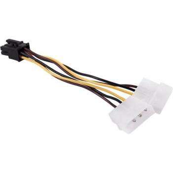 Tarjeta de Alimentación Molex (4 + 2) a PCI‑E 6‑Pin