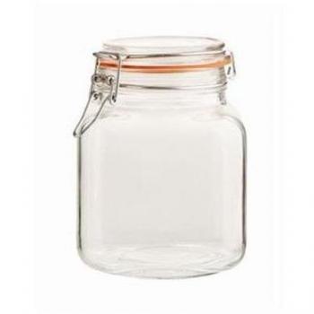 QUID NEW CANETTE Tarro Hermético Vidrio 1,5L Transparente