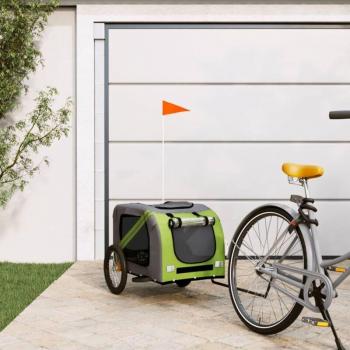 Maison Exclusive – Remorque vélo « Vert Gris » pour animaux