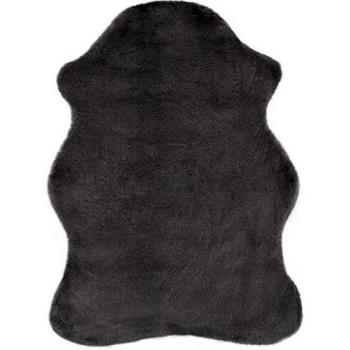 VidaXL Tappeto in Pelliccia Sintetica, 65x95 cm, Grigio Scuro