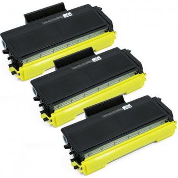 Pack de 3 Tóneres Zipzap para Brother TN3170/TN3280 Negro