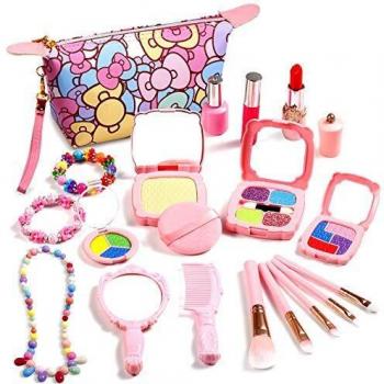 ARANEE Set de Maquillaje para Niñas, 20 Piezas, Bolsa de Cosméticos Incluida